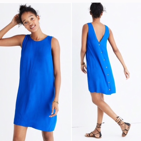 Madewell Lakeshore Button Back Dress